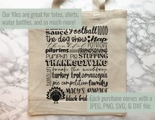 Load image into Gallery viewer, Thanksgiving Subway Art SVG
