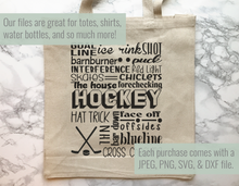 Load image into Gallery viewer, Hockey Subway Art SVG
