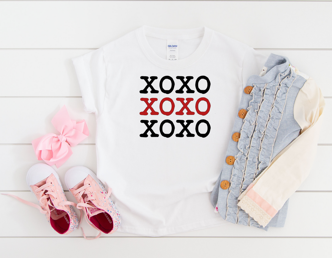 XOXO Valentine Toddler Shirt